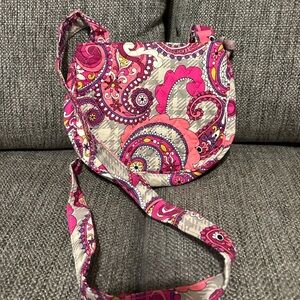 Vera Bradley Pink Paisley Small Crossbody Bag